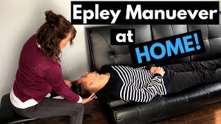 Epley Maneuver for Vertigo at Home [upl. by Ahsinid726]