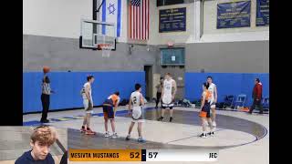 Shoresh Basketball Tournament Mustangs Vs JEC Varsity Playoffs [upl. by Evelunn]