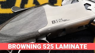 Browning B525 Laminate Shotgun  FIRST LOOK REVIEW  NEW 2019 [upl. by Jodee320]