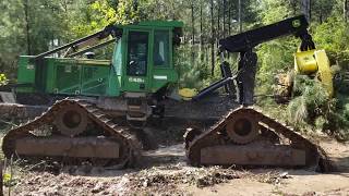 Log Skidder on Steel Tracks [upl. by Anem]