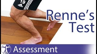 Rennes Test  Iliotibial Band Friction Syndrome ITBS [upl. by Naujed134]