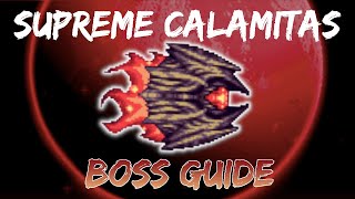 How to Beat Supreme Calamitas Terraria Calamity Mod Boss Guide Tutorial  SCal Tips amp Tricks [upl. by Ruff]