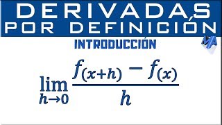 Derivadas usando la definición  Introducción [upl. by Pillihpnhoj]