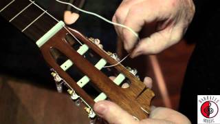 How to Restring a Classical Guitar [upl. by Jago224]