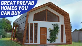 7 Great PREFAB HOMES 1 some affordable [upl. by Atiuqahs443]