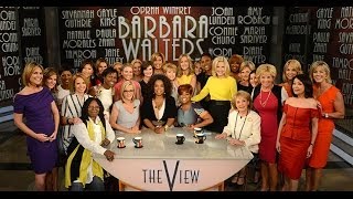 Barbara Walters Says Goodbye to quotThe Viewquot  Highlights from the show [upl. by Atined]