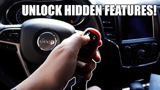 How To Unlock HIDDEN FEATURES On Your JEEP GRAND CHEROKEE [upl. by Haida]