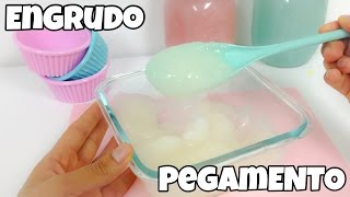 COMO HACER ENGRUDO\PASTA DE HARINA O PEGAMENTO CASERO [upl. by Morie]