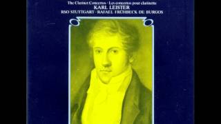 Louis Spohr  Clarinet Concerto No2 Karl Leister [upl. by Zacharie]