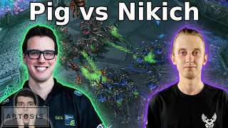 Crazy Caster  Pig vs Nikich  Bo3  StarCraft 2 [upl. by Vallonia355]