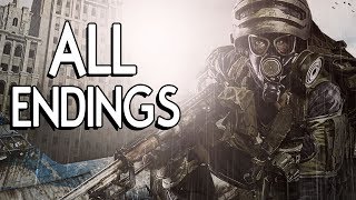 Metro Last Light Redux  All Endings Good EndingBad Ending [upl. by Tanner]