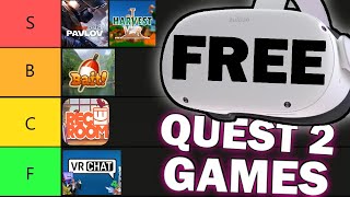 Every Free Game on The Oculus Quest  Ranked [upl. by Studdard]