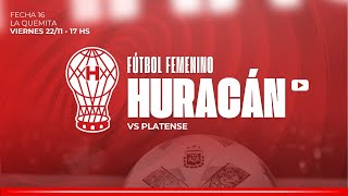 Fútbol Femenino Huracán vs Platense  Huracán TV [upl. by Arikaahs]