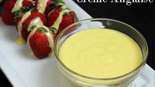 How to Make Crème Anglaise  Basic Custard Sauce [upl. by Feerahs]