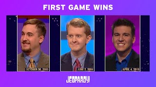 Jeopardy GOAT Players Look Back at Their First Game Wins  JEOPARDY [upl. by Olifoet]