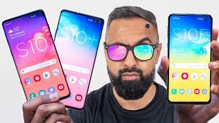 Samsung Galaxy S10 vs S10 Plus vs S10E [upl. by Clemen]