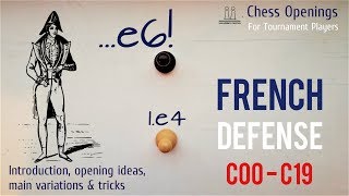 Introduction to the French Defense ⎸Chess Openings [upl. by Lux601]