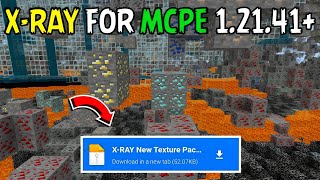 XRAY Texture Pack For MCPEBedrock 12141 👁️ XRay Mod For Minecraft Pe 121 [upl. by Hedvige]