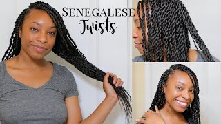 HOW TO  Senegalese Twists FOR BEGINNERS  StepbyStep Tutorial LAST FOR WEEKS [upl. by Humpage]