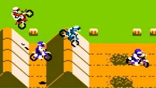 Excitebike NES Playthrough  NintendoComplete [upl. by Allak379]