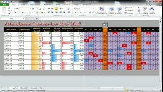 How to make an attractive attendance tracker [upl. by Liddie]