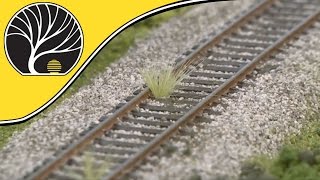 How To Model Realistic Ballast  Woodland Scenics  Model Scenery [upl. by Sixel]