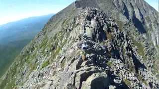 Mount Katahdin Knife Edge  GoPro [upl. by Airdnua]