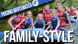 Pocono Whitewater  Family Style Whitewater Rafting [upl. by Akela]