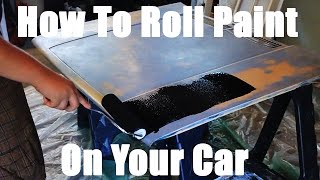 How To Paint Your Car With A Roller [upl. by Kuebbing]