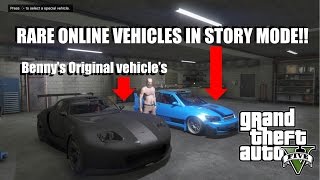 GTA 5 How to get any online vehicle on storymode [upl. by Izaak154]