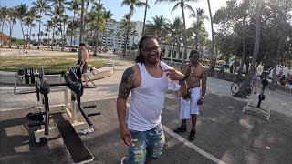 Get Fit in the Sun Beach Workout in Miami [upl. by Ulyram]