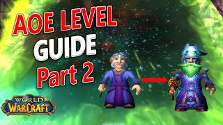 WoW Classic  How to AOE Level a Mage FAST 1422 [upl. by Kolnick656]