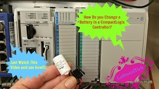 How to Change A Battery in A Allen Bradley Compactligix Controler [upl. by Laoj]