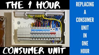 The 1 Hour Consumer Unit Replacement [upl. by Nallij]