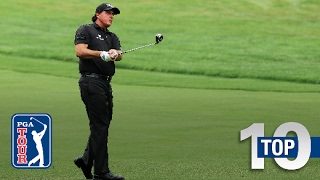 Phil Mickelsons top10 great escapes on the PGA TOUR [upl. by Haorbed]