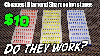 Do Cheap Diamond Knife Sharpening Stones Actually Work [upl. by Onfre715]