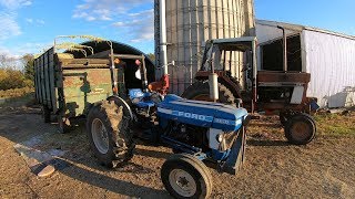 Best POV Of Silage Wagons Filling a Silo [upl. by Mok]