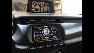 Installing 2din radio in Alfa Romeo Giulietta [upl. by Renita]