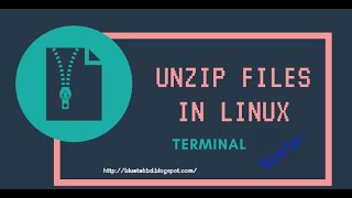 How to unzip a file or folder in Linux  Ubuntu  Linux Mint  Updated [upl. by Druci384]