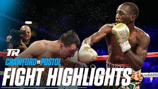 Terence Crawford vs Viktor Postol  Highlights [upl. by Ymas]