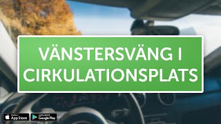 ÖVNINGSKÖR  Vänstersväng i cirkulationsplats [upl. by Mauro]