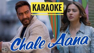 Chale Aana De De Pyar De  KARAOKE With Lyrics  Armaan Mallik  BasserMusic [upl. by Pomfret]