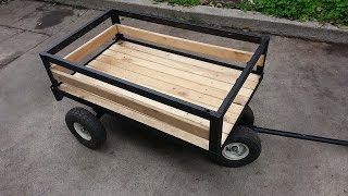 como hacer un carrito para jalar how to make a pull wagon [upl. by Allegra821]