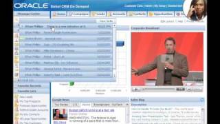 Siebel CRM On Demand Web 20 Features Demo [upl. by Brittain]