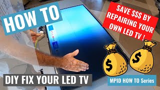 HOW TO FIX SAMSUNG TV WITH BLACK SCREEN TV Disassembly amp Fix [upl. by Mada]