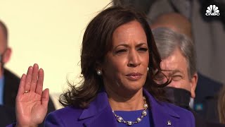 Kamala Harris takes oath as vice president of the United States [upl. by Clerk78]