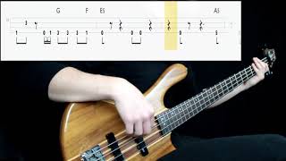 Alien Ant Farm  Smooth Criminal Bass Cover Play Along Tabs In Video [upl. by Julietta]