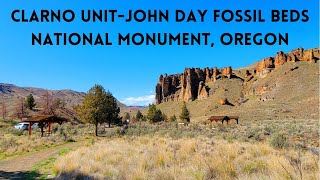 CLARNO UNIT JOHN DAY FOSSIL BEDS NATIONAL MONUMENT OREGON [upl. by Aleira]