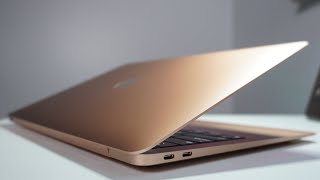 Gold M1 MacBook Air Unboxing amp Review [upl. by Enenaej]