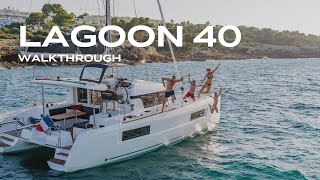 Lagoon 40 Walkthrough amp Details [upl. by Ardnazxela]